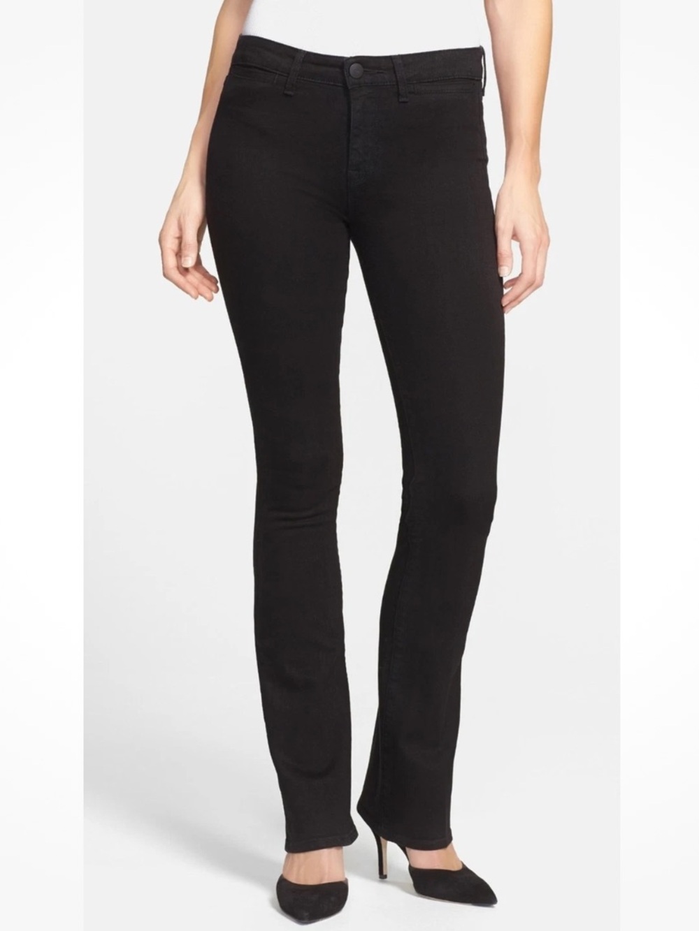 VINCE Taylor High-Rise Bootcut Black Stretch Jeans Size 30